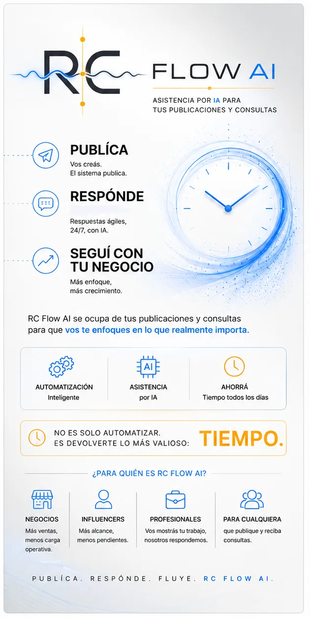 Publicación de RC Flow AI en versión clara